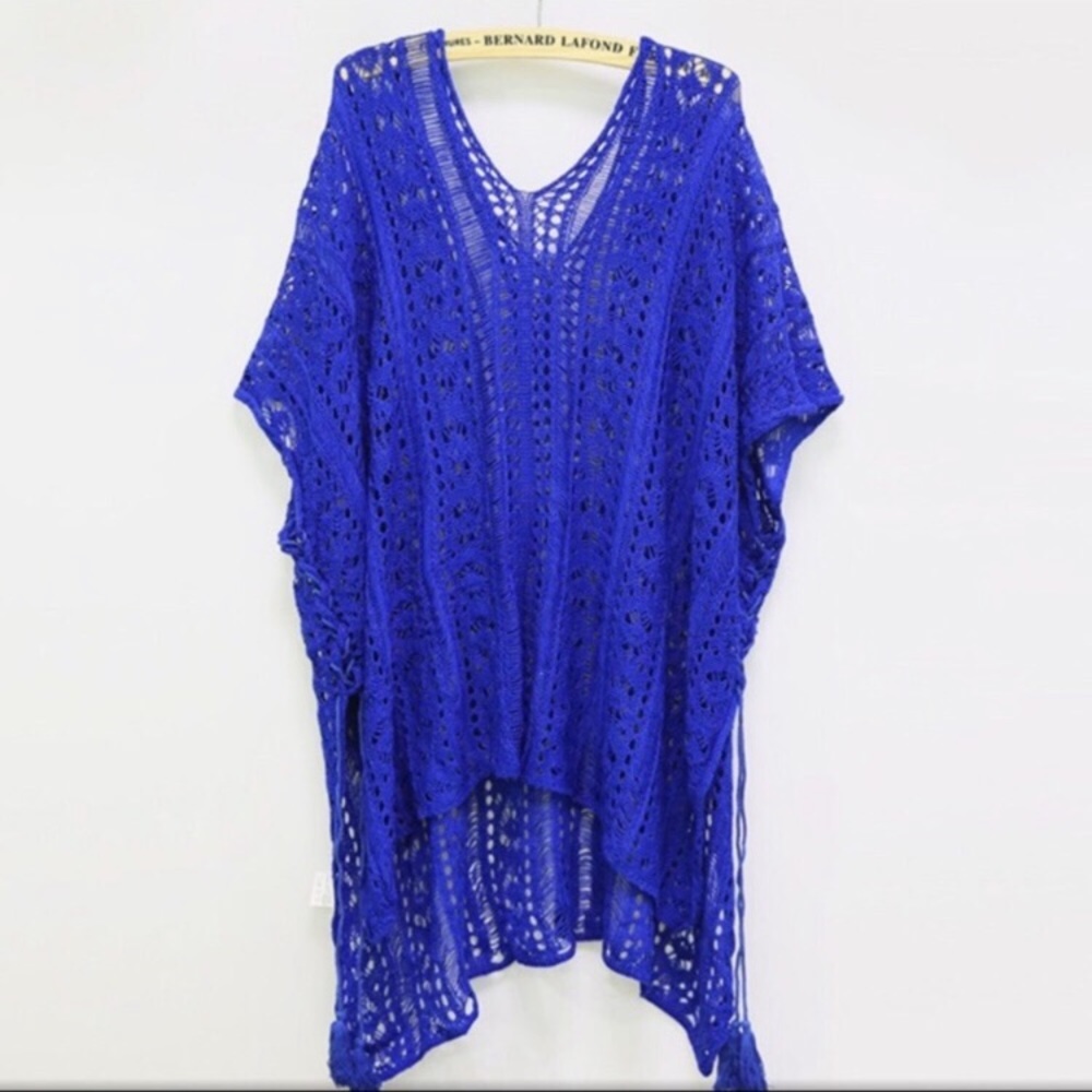 ❗️LAST❗️Black Crochet Beach Coverup - Picture 4 of 8
